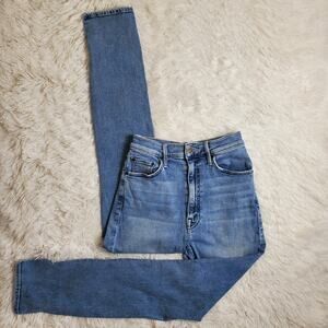 Mother Swooner Ankle Slice Skinny Jeans 26 / 2